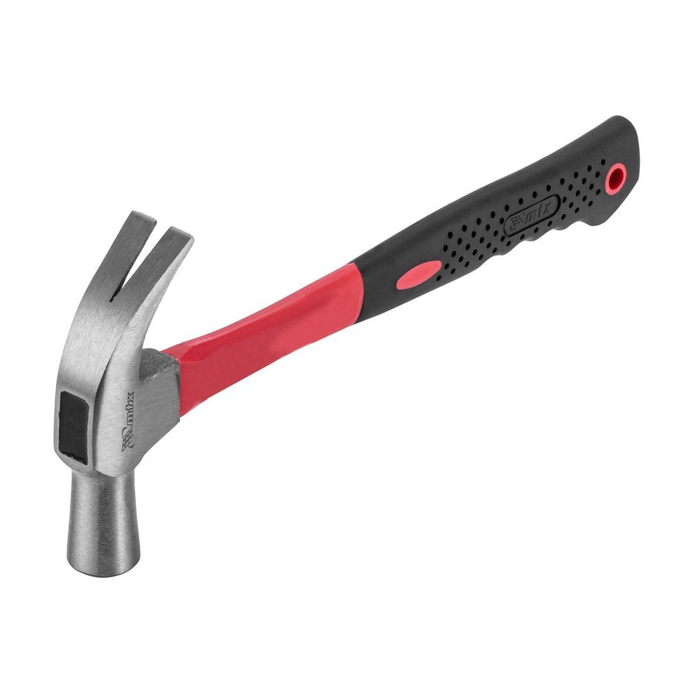 Martelo Unha 29mm Cabo Fibra com Cabeça em Aço Médio Carbono 45 Temperado e Cabo de Vidro com Revestimento Emborrachado