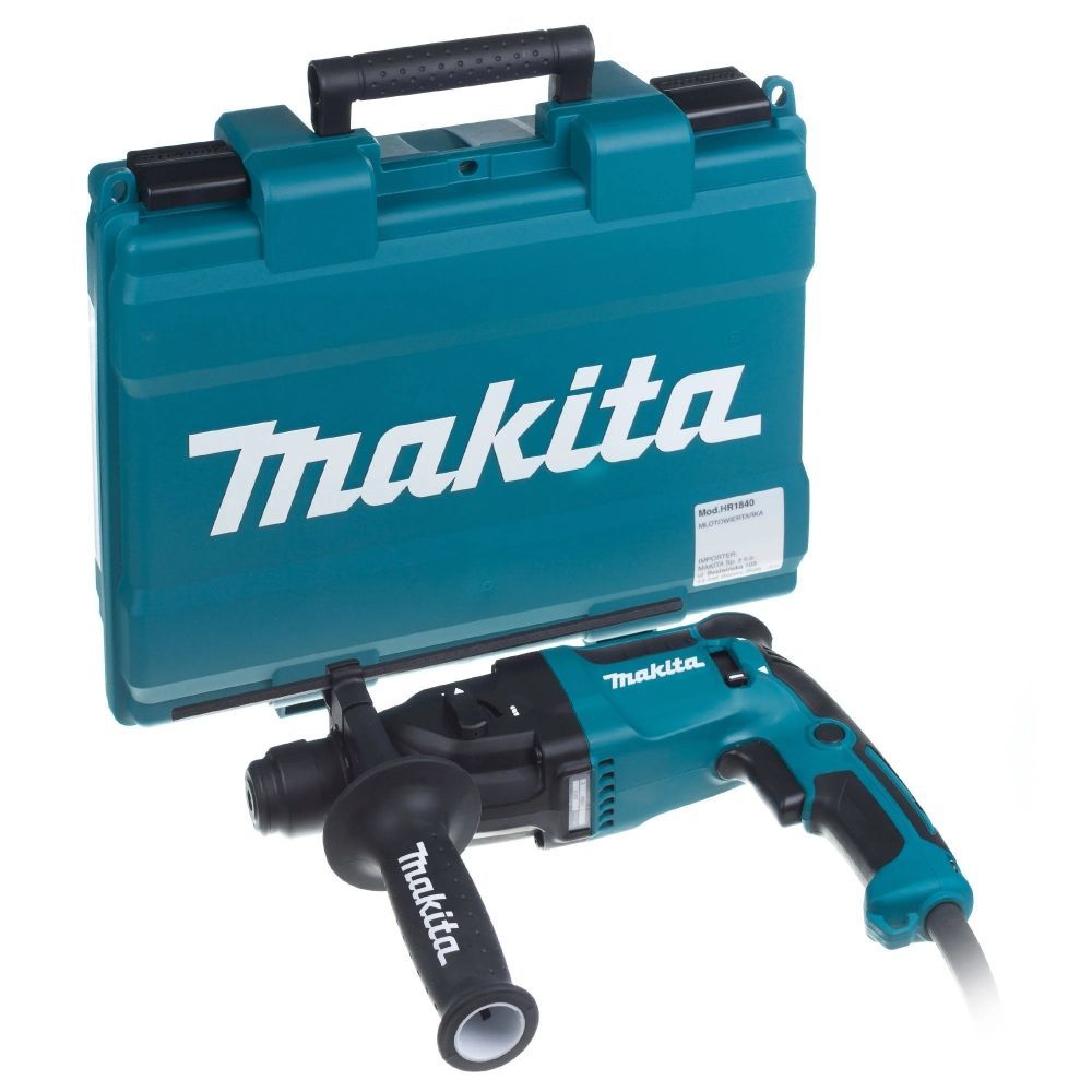 Martelete Rotativo HR1840 2 Modos de Operação Encaixe SDS PLUS 220V Makita 75CM Punho Completo Limitador de Profundidade