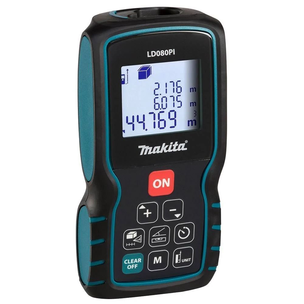 Medidor de Distância a Laser LD080PI Alcance 80m IP54 Preto Makita 57MM