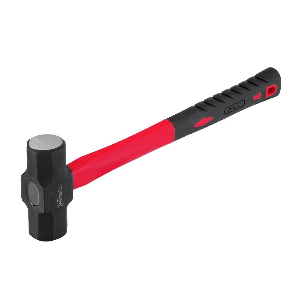 Marreta Oitavada 1092055 com Cabeça em Aço Médio Carbono 45 e Cabo em Fibra de Vidro 37CM Preto MTX