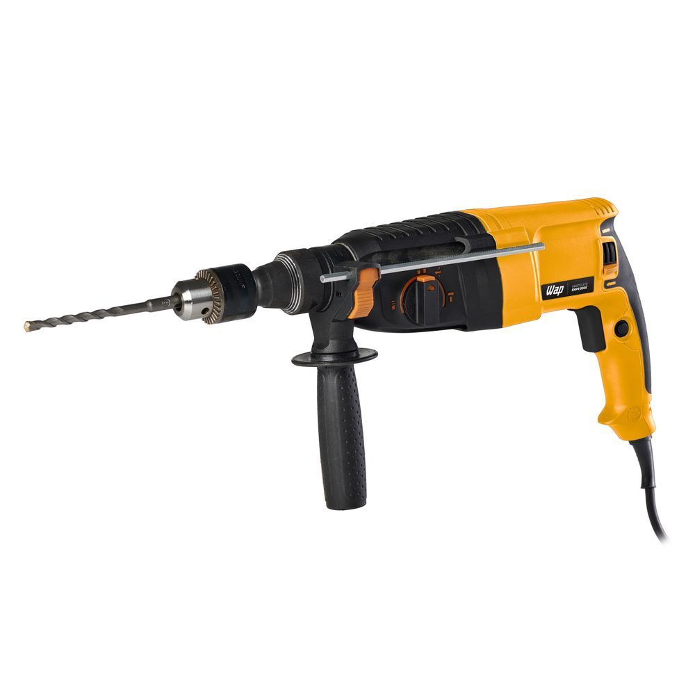 Martelete WAP EMPR 900K Perfura e Rompe Concreto 100% Rolamentada Amarelo 27CM 900W 220V