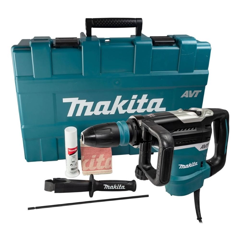 Martelo Combinado HR4013C Perfuração Rápida com Sistema AVT Amarelo Makita 112CM 1100W 220V