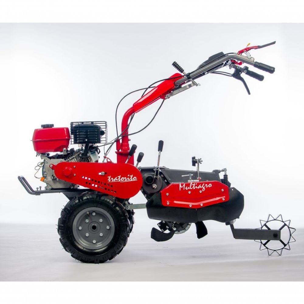 Motocultivador Bttg-6.5 6,5 Cv Partida Manual com Tração por Rodas e Lâminas Branco