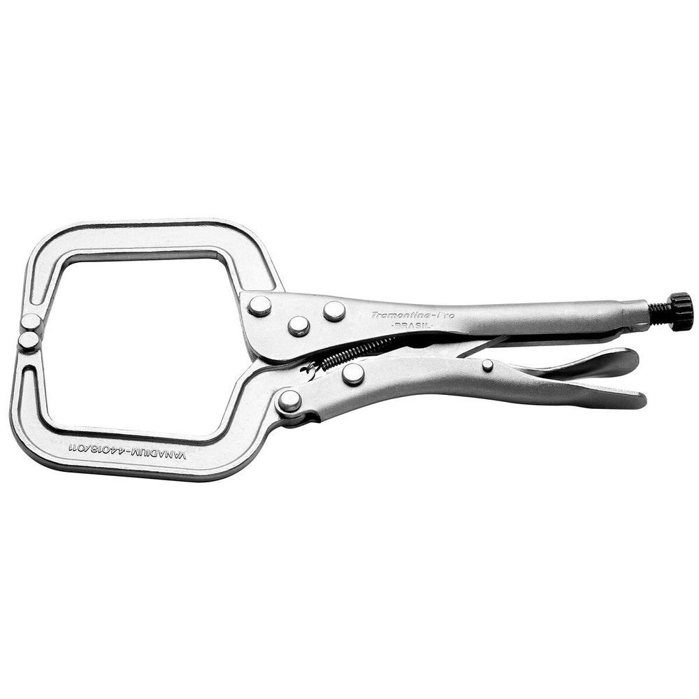 Alicate Pressão Solda Pro Fixação Segura Mordentes Reforçados Prata Tramontina 5CM 11''