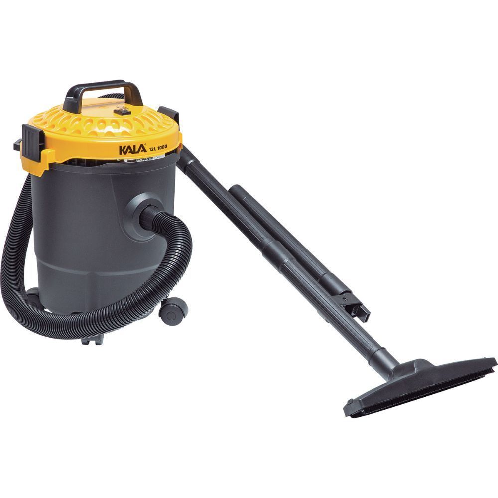 Aspirador de Água e Pó Kala 1400W 12L com Filtro Permanente e Função Soprador Preto 110V 29CM