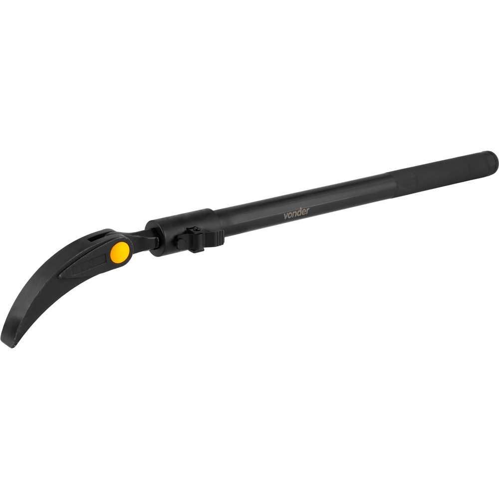 Alavanca Extensível 33'' com Ponta Ajustável Cabeça Móvel com 14 Travas Ajuste de Ângulo em 180 graus  Preto Vonder 28CM