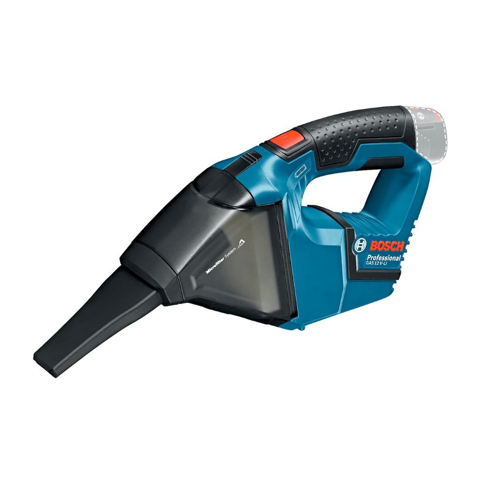 Aspirador de Pó Bosch GAS 12V-LI Portátil sem Fio com Microfiltro 98% Inox 12V 35CM