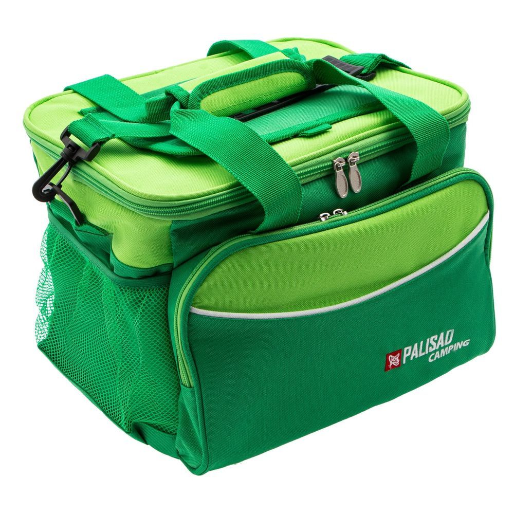 Bolsa Térmica Camping 6959755 com Isolamento Térmico e Alça Ajustável Cinza Palisad 25CM com 2 Blocos de Refrigeração