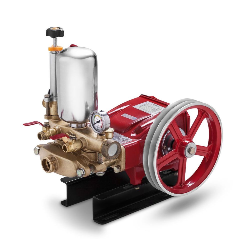 Bomba para Pulverização BPF100 Vazão 50-100L-min Base Universal Aço Inox Ferro Fundido e Alumínio Tekna