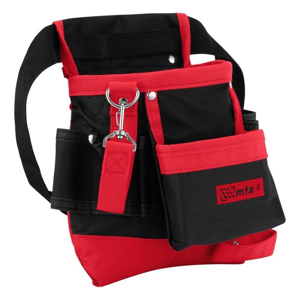 Bolsa de Cintura para Ferramentas 902419 7 Bolsos Resistente a Respingos Preto MTX 25CM 4L 6kg