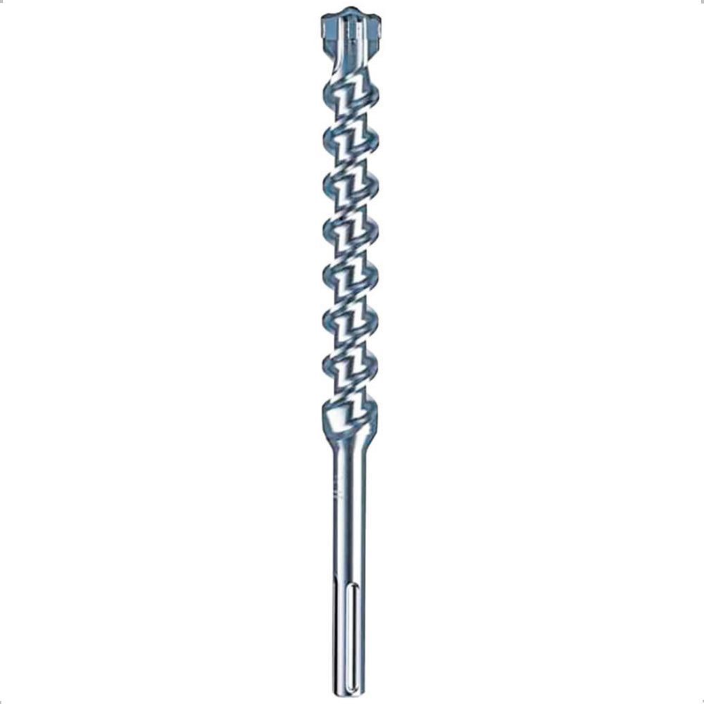 Broca SDS-MAX 45 X 450 X 570 mm Makita com Ponta Centralizadora 130o e Design com Espirais Amplos Prata 5CM
