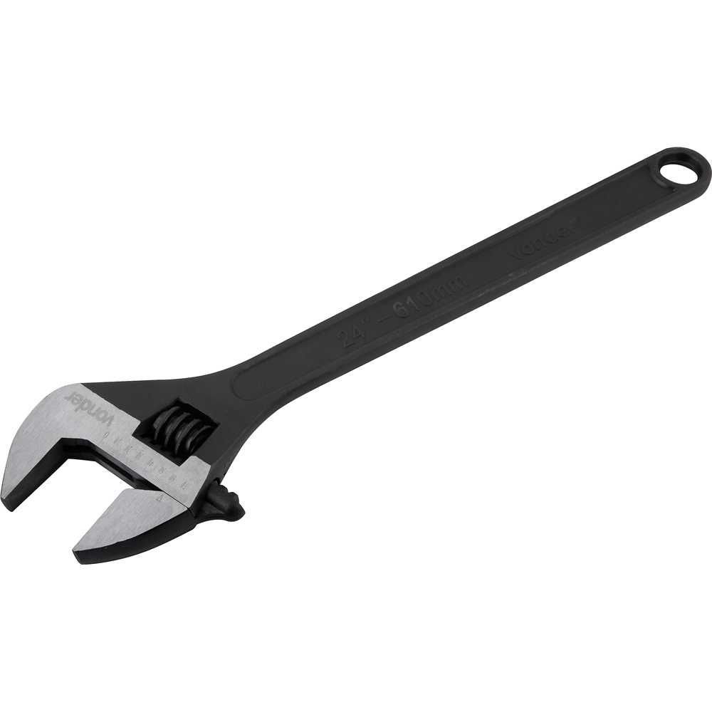 Chave Ajustável Chave Ajustável 24'' 62MM Aço Carbono Fosfatizada Alta Resistência Preto Nove54 14CM 4,14kg