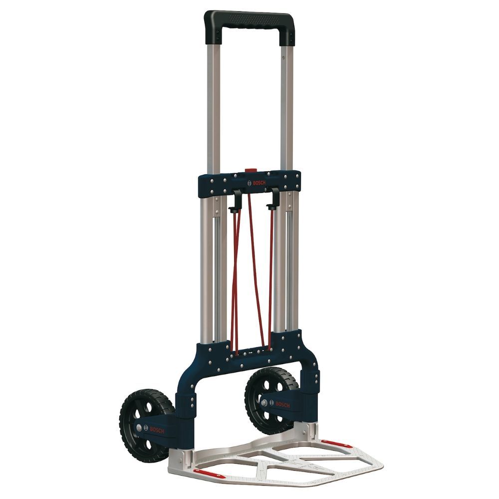 Carrinho de Transporte Dobrável de Alumínio Bosch com Fita Elástica Capacidade 125KG 70CM