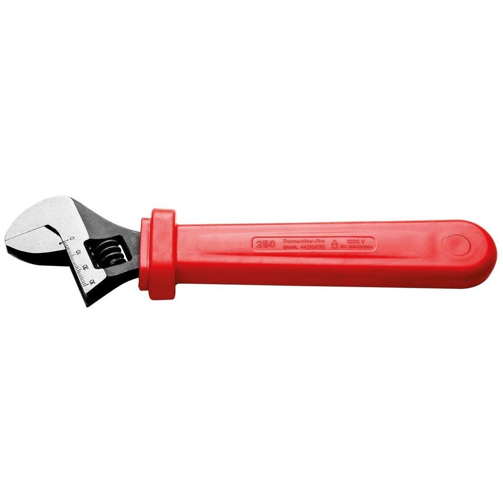 Chave Ajustável Pro Isolada 1000V IEC 60900 Inox Tramontina 8'' 20.3CM