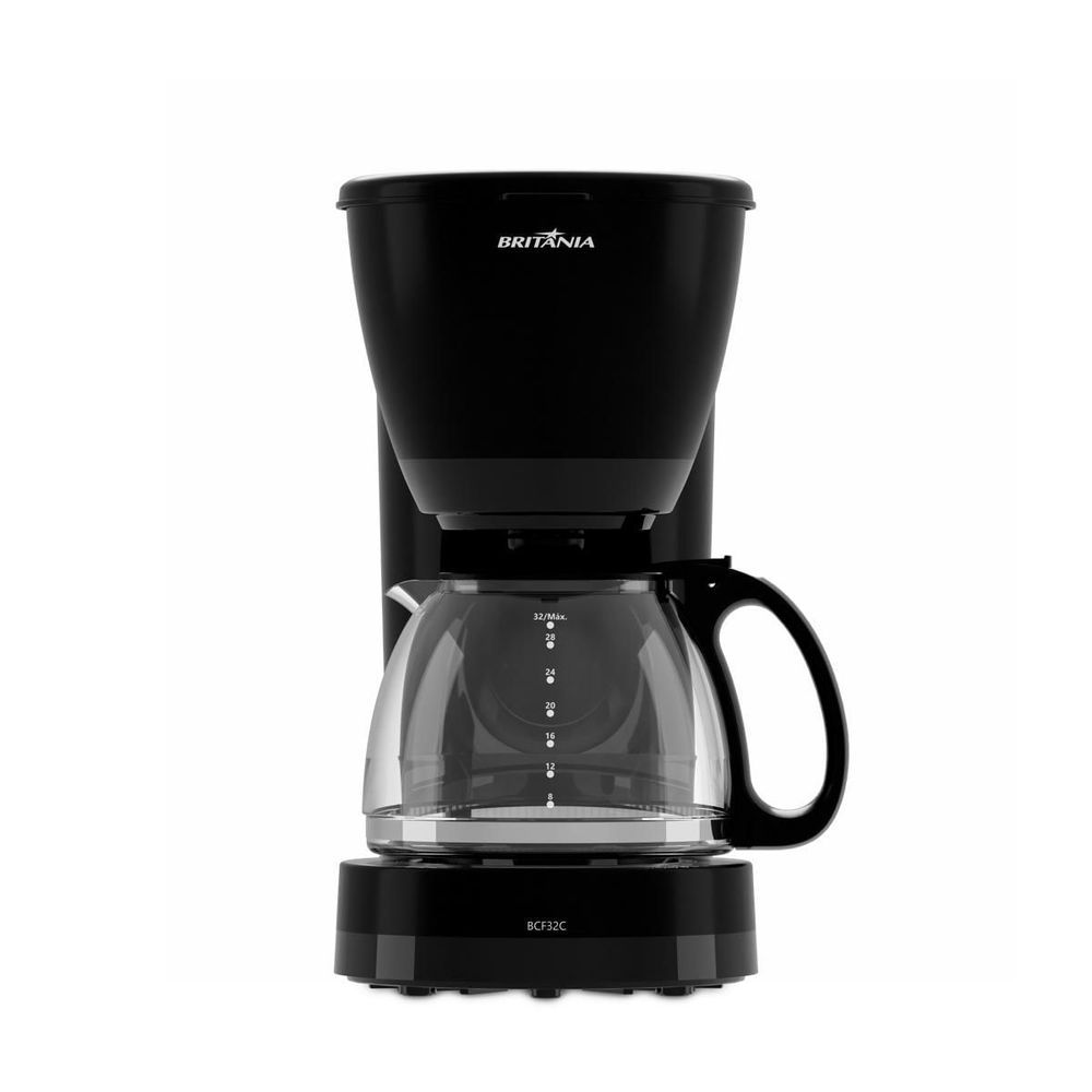 Cafeteira Elétrica Britânia BCF32C Plástico 32 Xícaras Branco 1,2L 32CM 220V