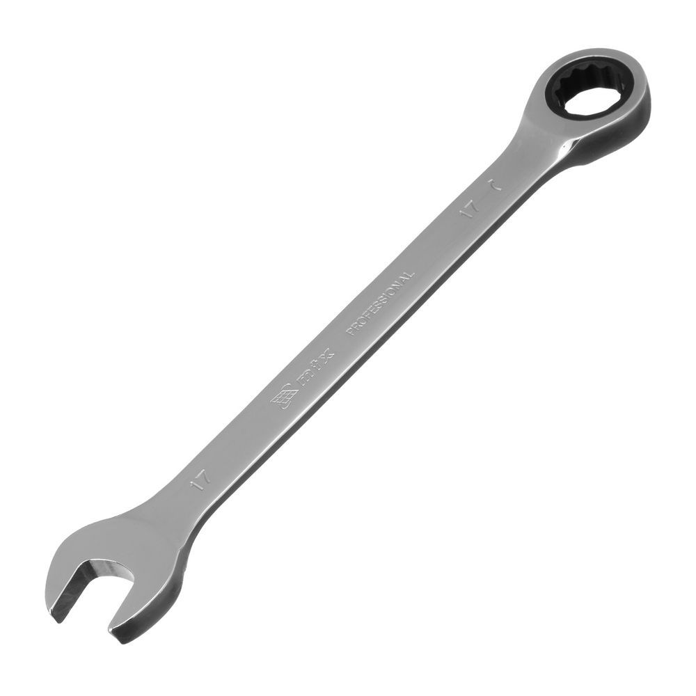 Chave de Catraca Combinada 148109 17mm com Mecanismo 58 HRC Aço Crv Prata MTX 6CM