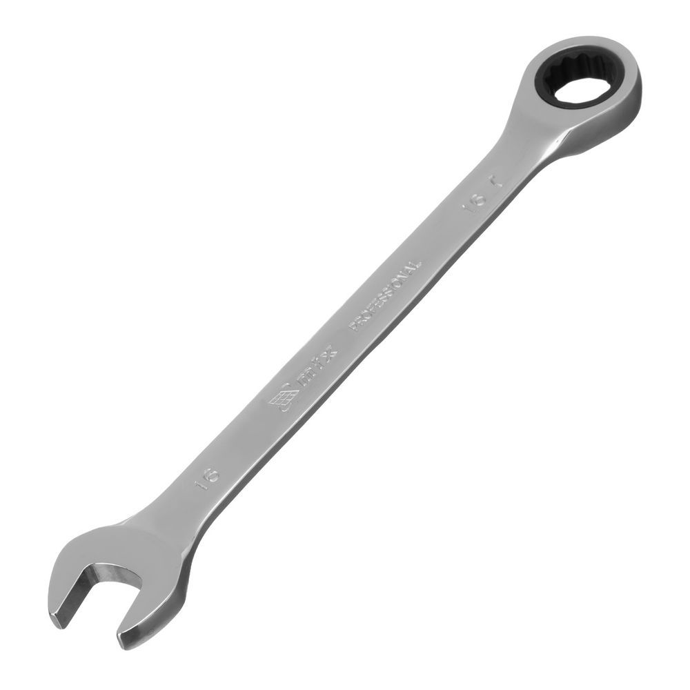 Chave Combinada com Catraca 148089 Mecanismo 58 HRC Perfil 12 Lados Aço Crv Prata MTX 16MM