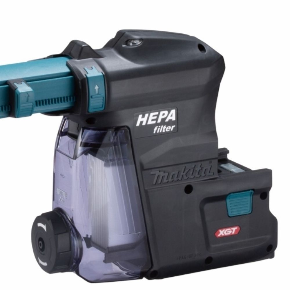 Conjunto 1911E52-3 Coleta de Poeira Eficiente Adaptador para Ferramentas 40V XGT Azul Makita DX12