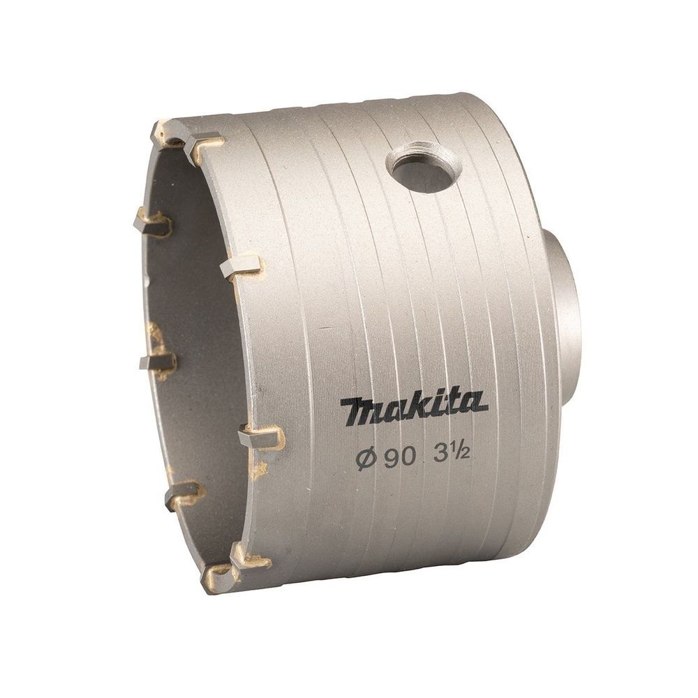 Coroa de Corte Makita 90CM 50MM com Tecnologia SDS-Plus para Metal Duro Prata Corte Preciso e Durável 90MM