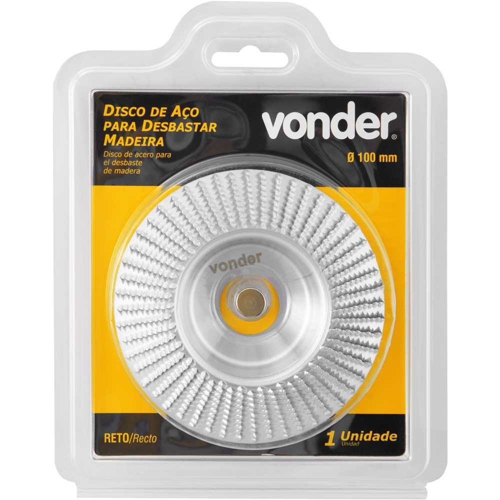 Disco Desbaste para Madeira Nove54 com Perfil Reto Aço AISI A3 100MM 22,2MM 13000 RPM