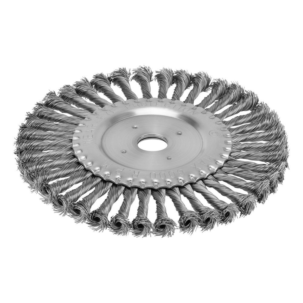 Escova para Esmerilhadeira 746389 Limpeza de Superfícies Fio Torcido Prata MTX 200MM 6000 RPM