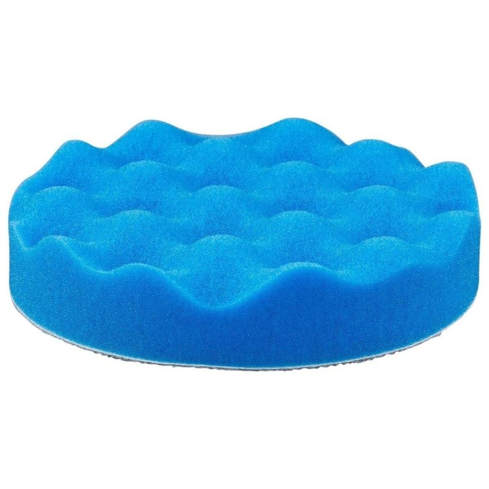 Esponja de Polimento D-62642 Média com Formato Ondulado Azul Makita 19CM 150MM