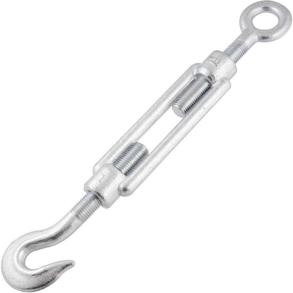 Esticador Plus para Cabo de Aço com Gancho e Olhal Galvanizado Aço Carbono Vonder