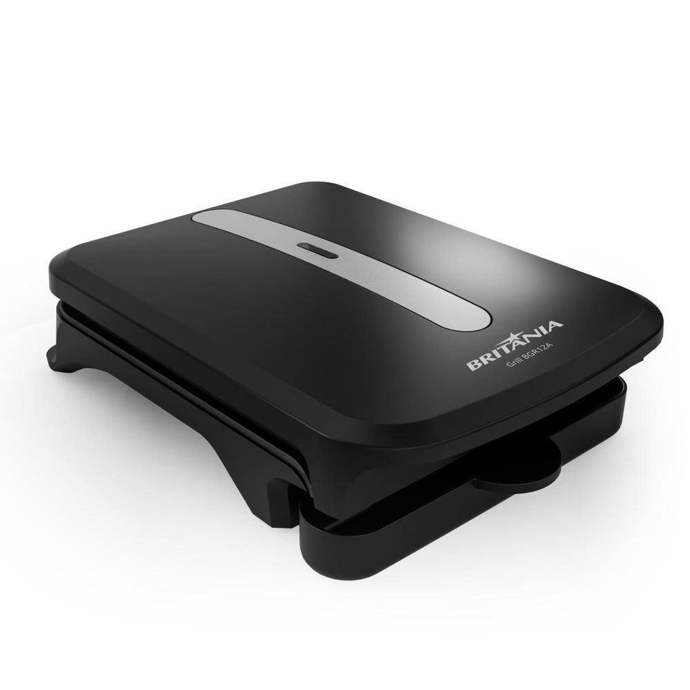 Grill Britânia BGR12A Antiaderente 2 Sanduíches 750W Preto 22CM 2 110V