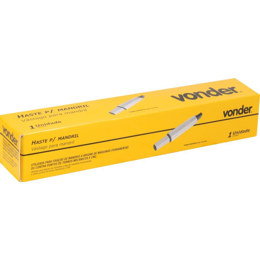 Haste CM4-B22 para Mandril com Encaixe Cônico Fixação Segura e Versátil Bivolt Vonder