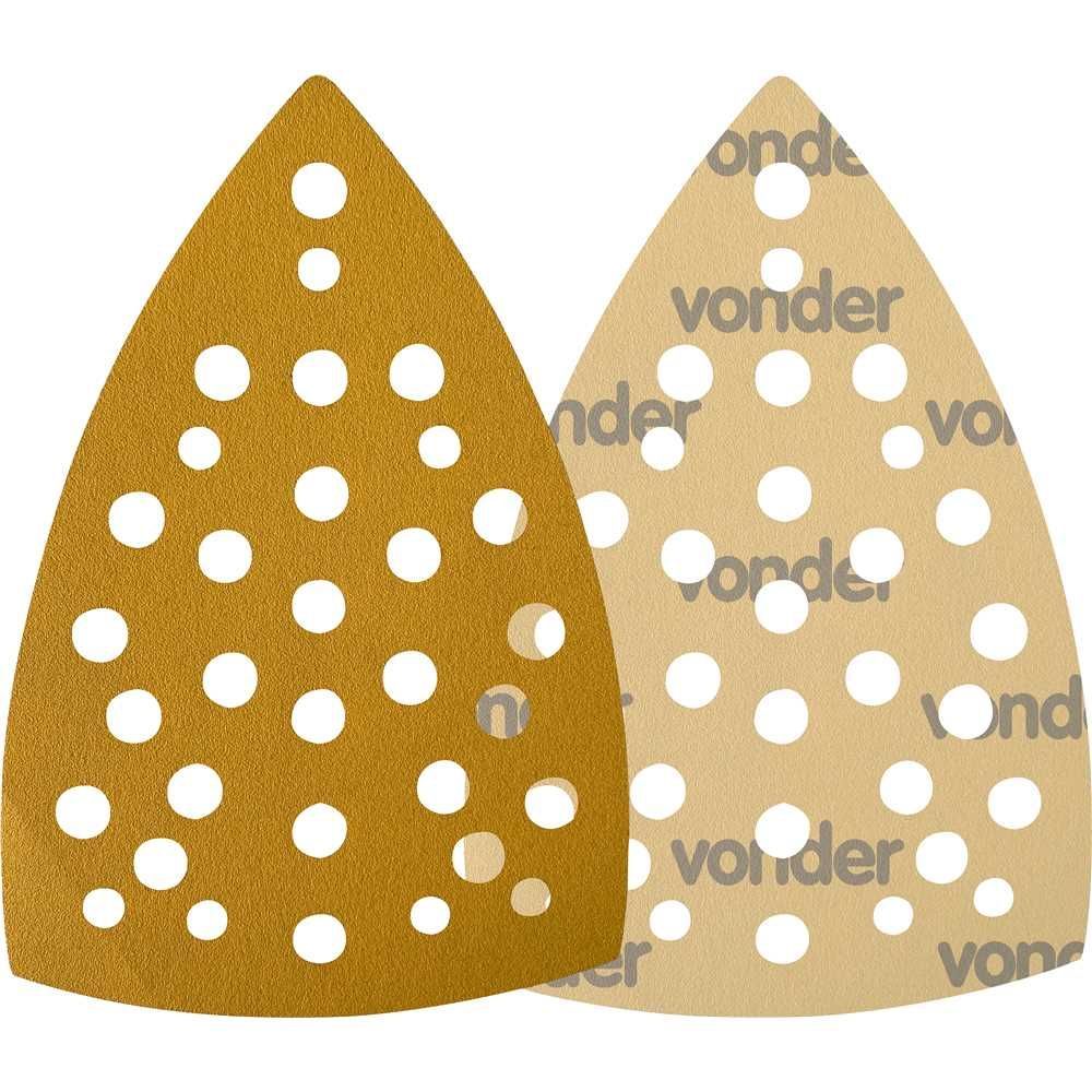 Lixa Triangular 353b para Lixadeira Orbital com Fixação Fácil Cinza Nove54 158CM 10 Peças