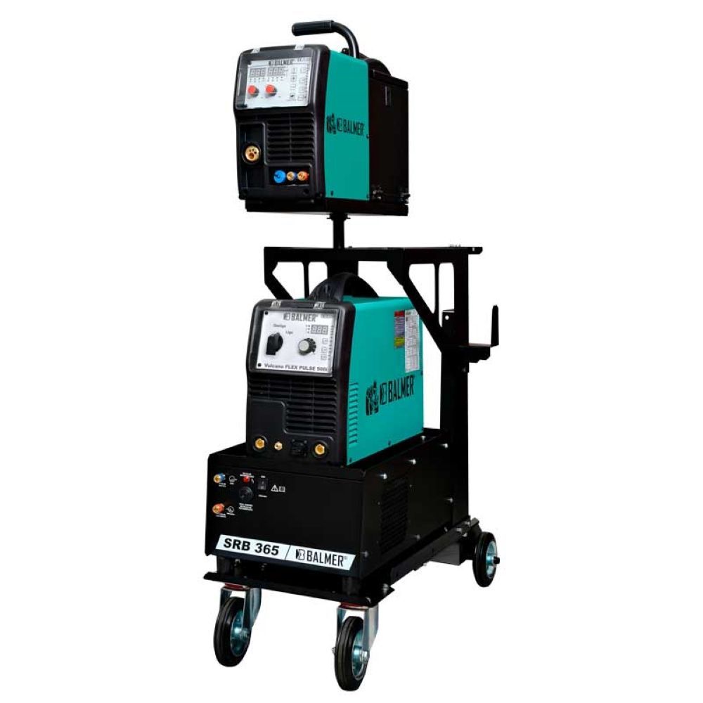 Máquina Solda Inversora Multiprocessos Vulcano Flexpulse 500i Versátil MIG TIG com Controles Digitais 380-440V Balmer