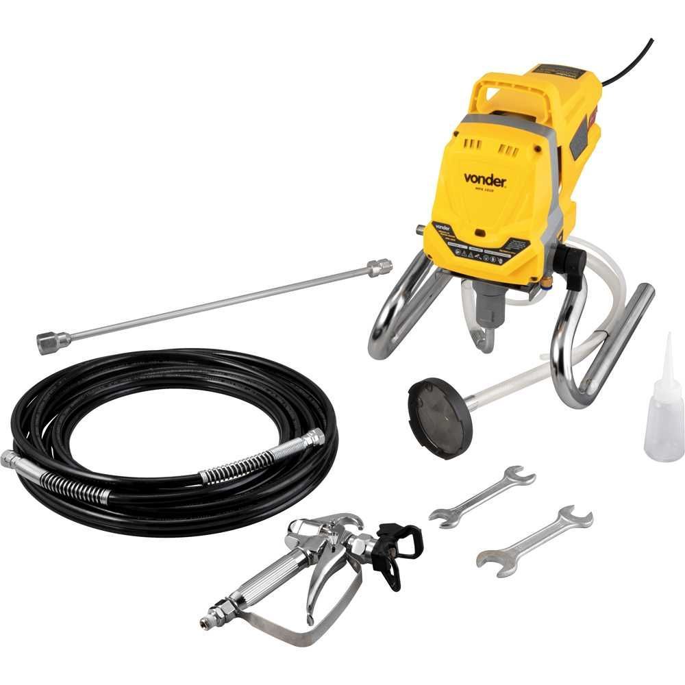 Máquina de Pintura Airless MPA1010 com Pistão em Aço Inox 1,5 L-min Amarelo Vonder 32CM 1.5L-MIN