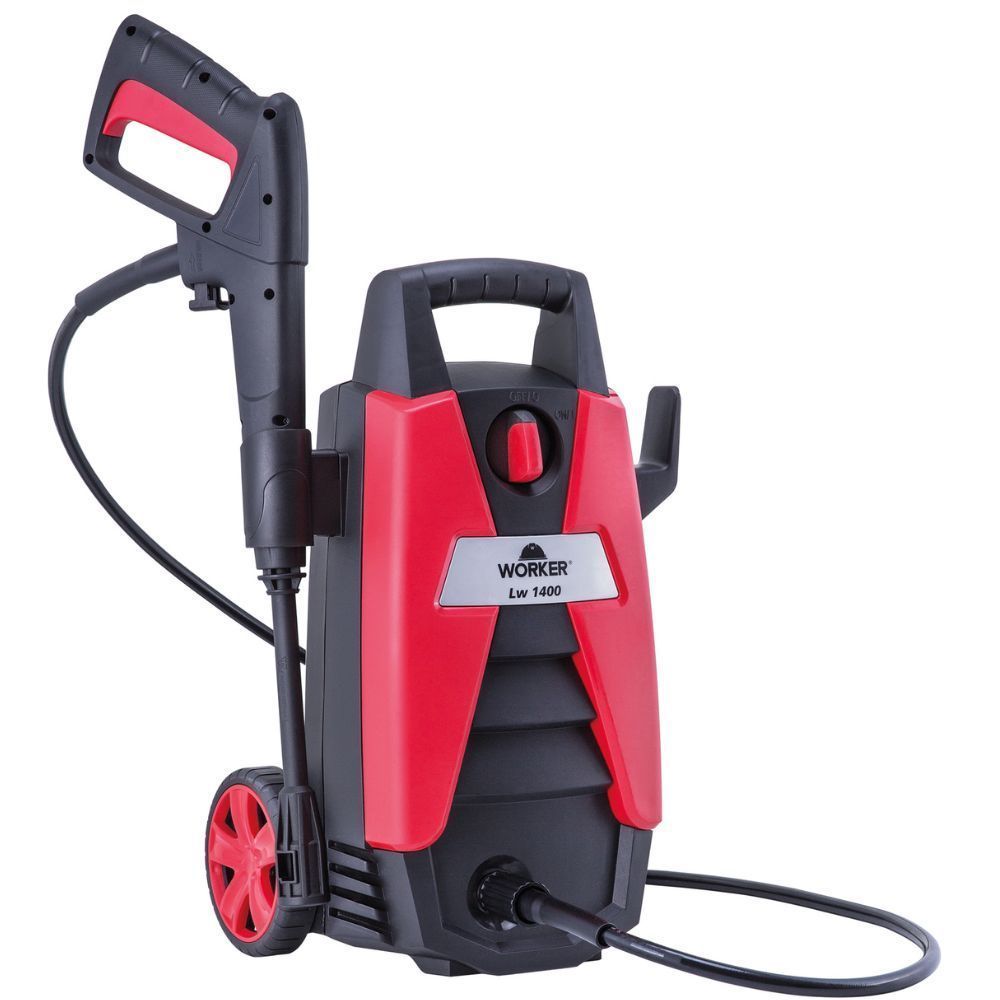 Lavadora de Alta Pressão Lw1405 1400W 1450LBS 127V com Recipiente para Detergente Branco Worker 5,8KG