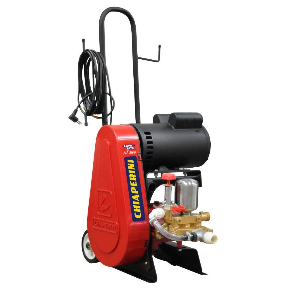 Lavadora de Alta Pressão Jato Fixa Chiaperini Lavadora Jato Fixa Tri 3hp S-mang Saída 3-8 400PSI 2200W 26L-h Cinza