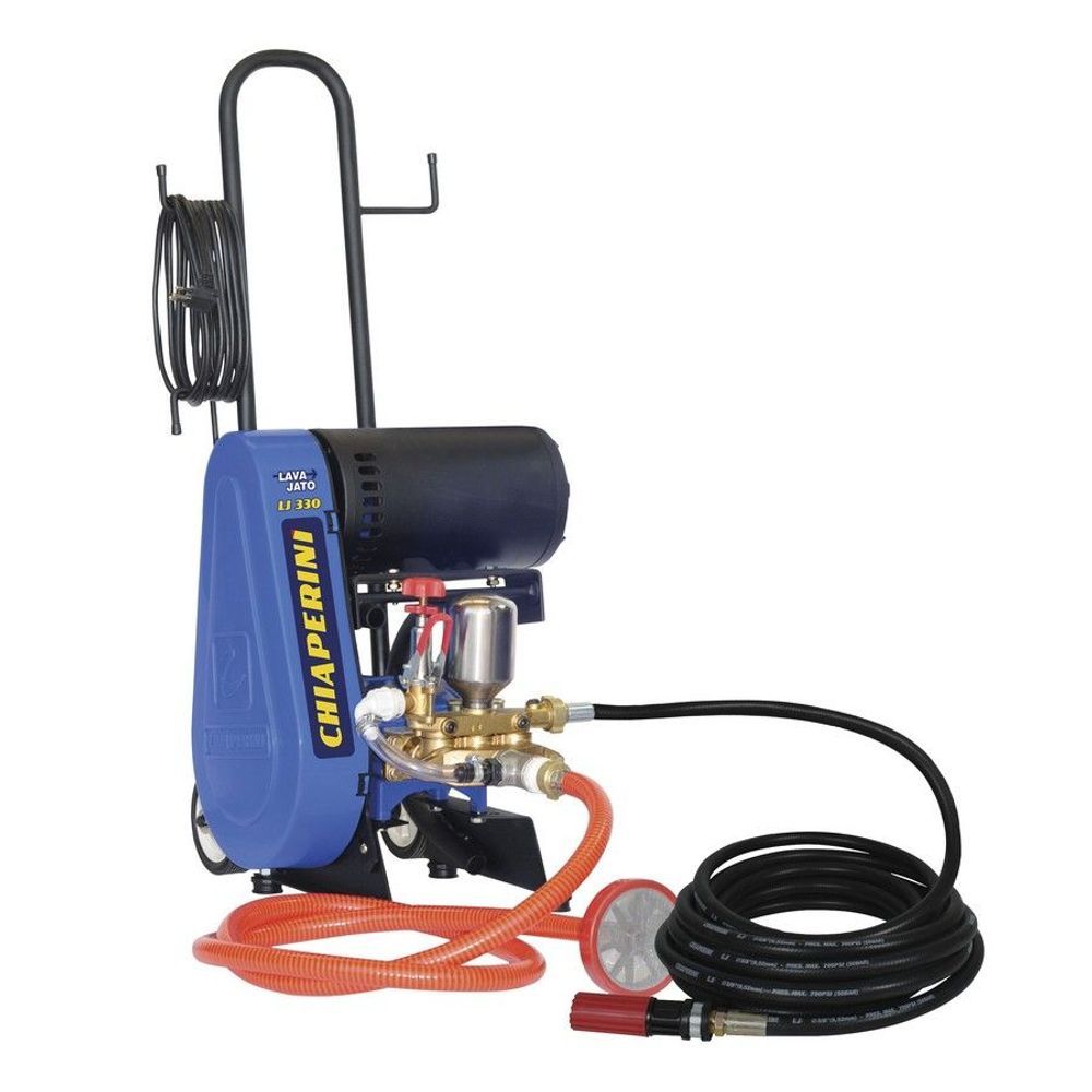 Lavadora de Alta Pressão Jato Móvel Mono 2hp Chiaperini 330PSI 1500W 1200L-h Cinza 220V 49CM