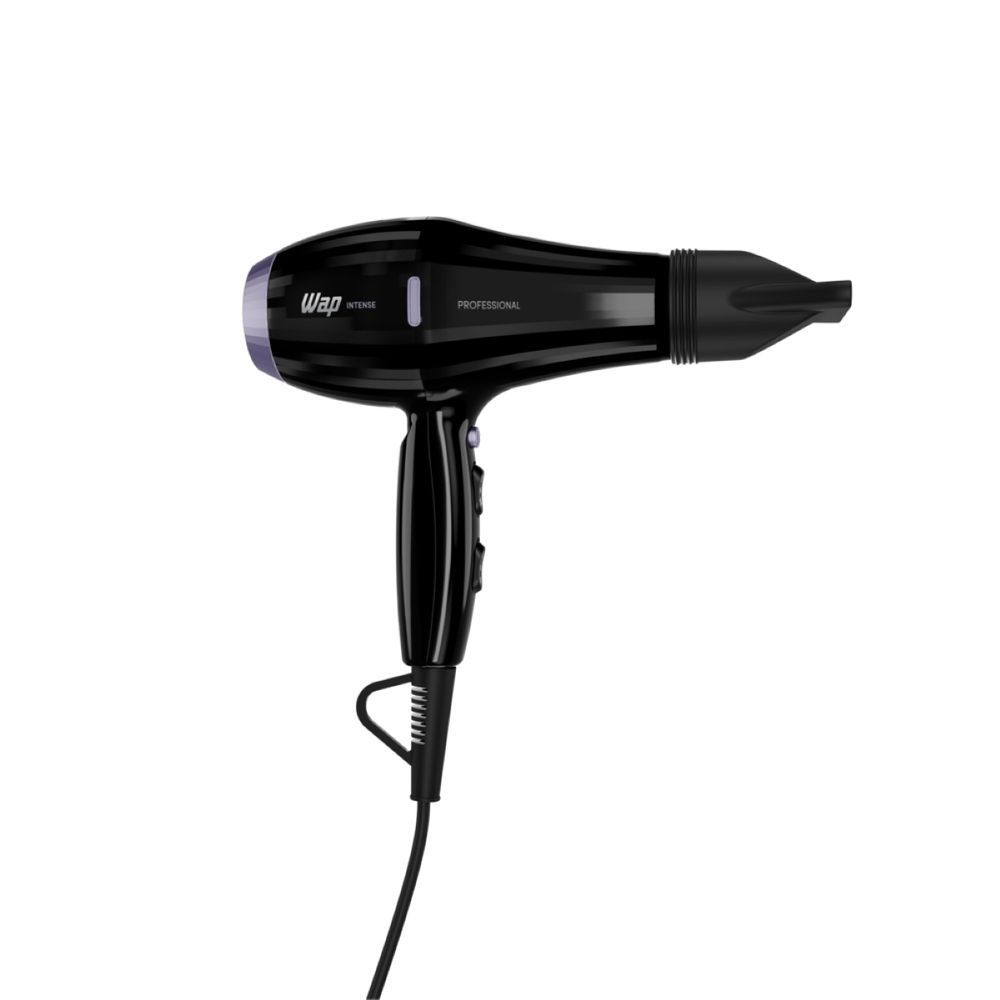 Secador de Cabelo WAP Intense Pro WS2500 2500W Tecnologia Infra-Iônica 3 Temperaturas Preto WAP 220V 10CM