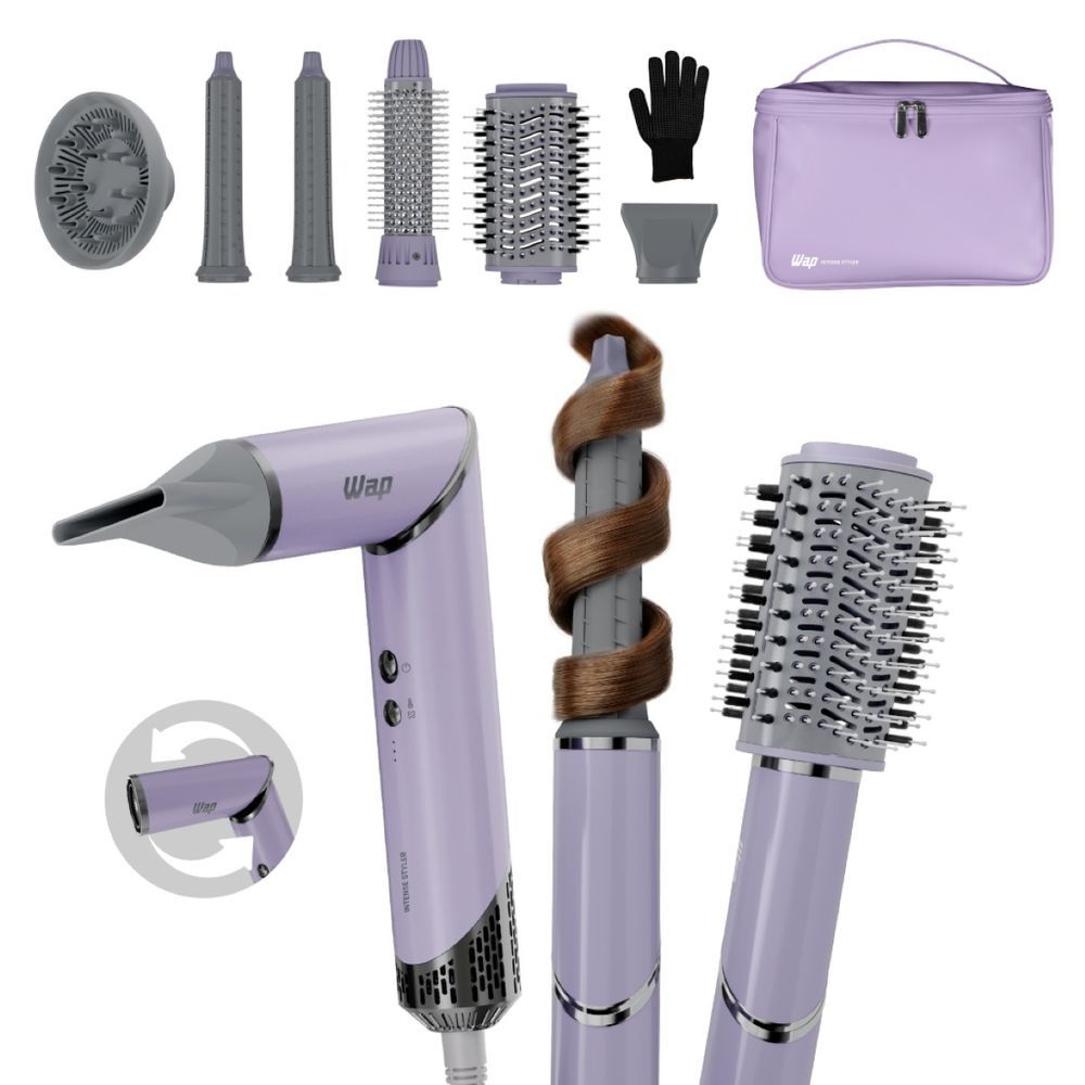 Secador e Modelador de Cabelo WAP Intense Styler WS1600 1600W Tecnologia Coanda 3 Temperaturas Lilás WAP 220V 15CM