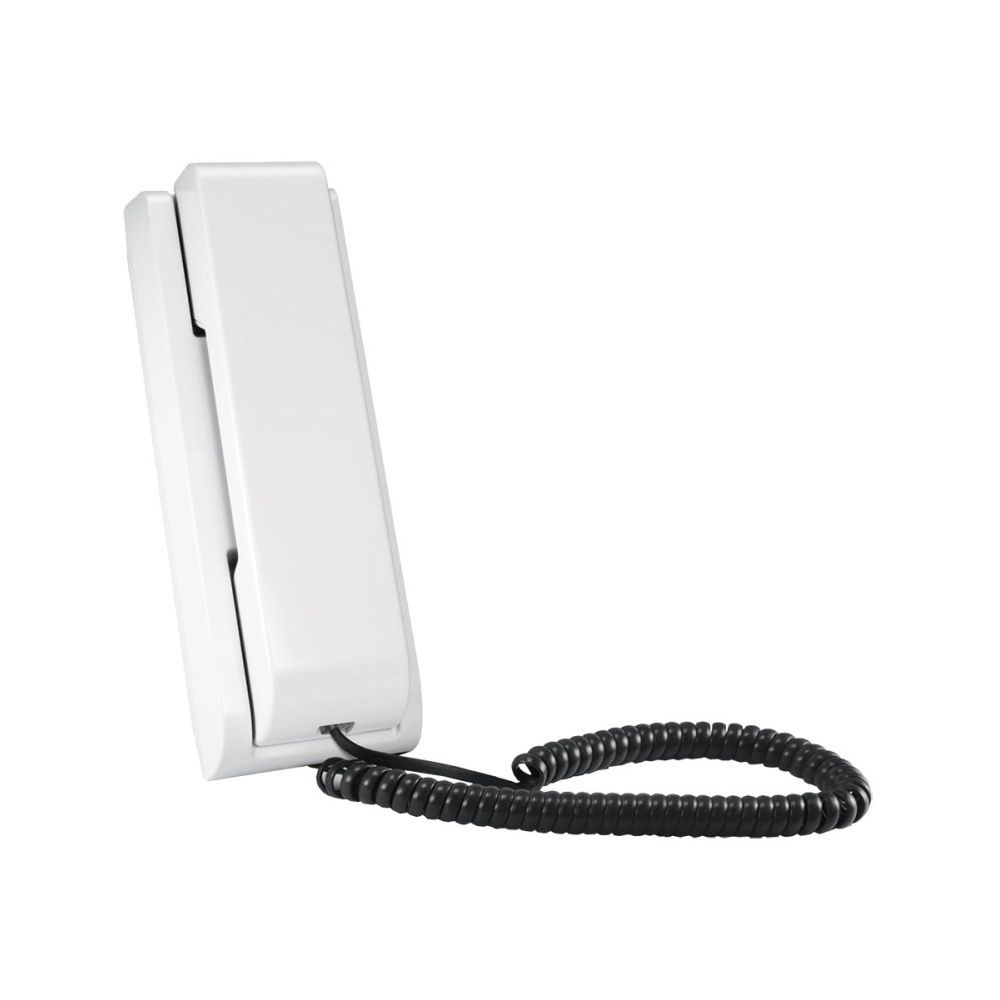 Interfone HDL AZ-S01 com Ajuste de Volume e Toque Eletrônico Branco para Porteiros Residenciais e Coletivos 90.02.01.210
