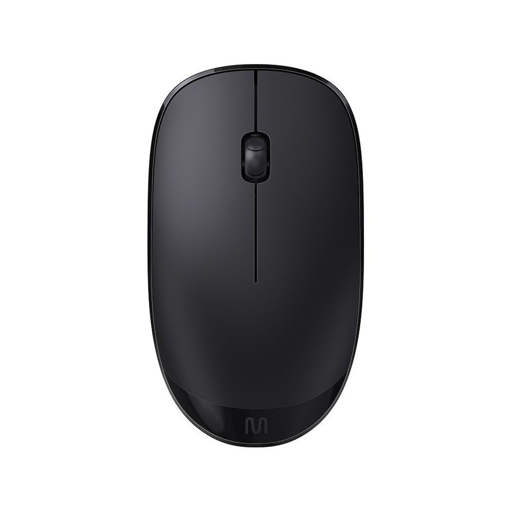 Mouse MS300 sem Fio DPI 1200 Cliques Silenciosos Design Slim Preto Multi Conexao 2.4GHz Bateria 12 Meses