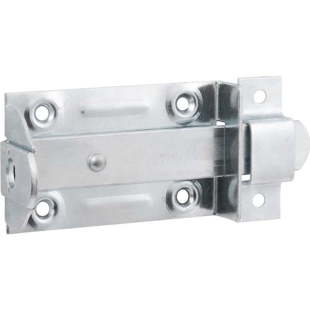 Fecho Chato com Porta-cadeado 3 - 76,2MM com Acabamento Zincado para Resistência à Oxidação e Corrosão Vonder em Aço