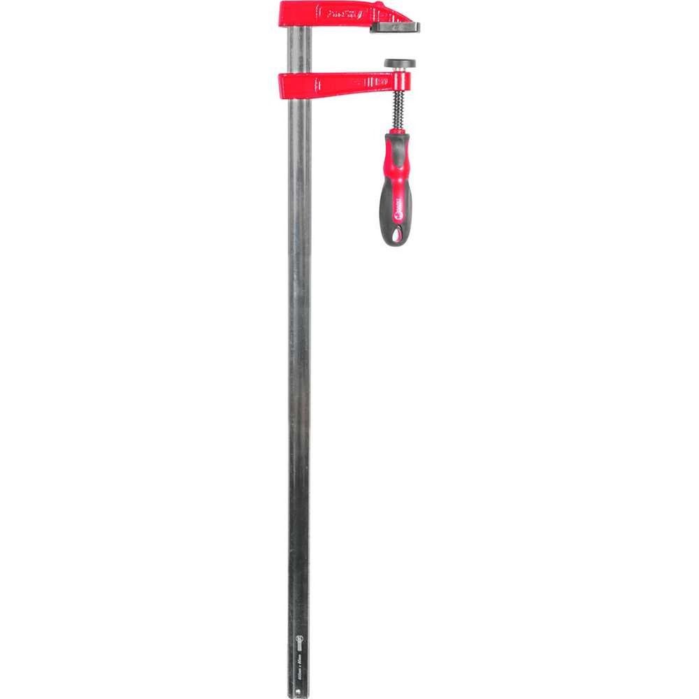 Grampo Tipo Sargento 3575802600 com Abertura Autoajustável e Ranhuras para Carpintaria Preto Nove54 600CM 600MM X 80MM