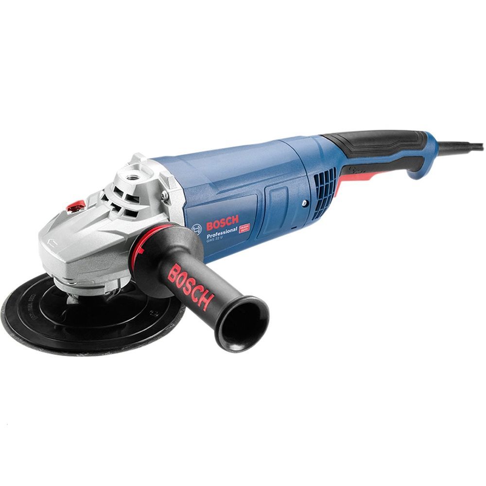 Lixadeira Angular GWS 22 2.200W 5700 RPM com Interruptor Tri-Control Punho Auxiliar Anti-Vibração 110V Bosch 5700 RPM