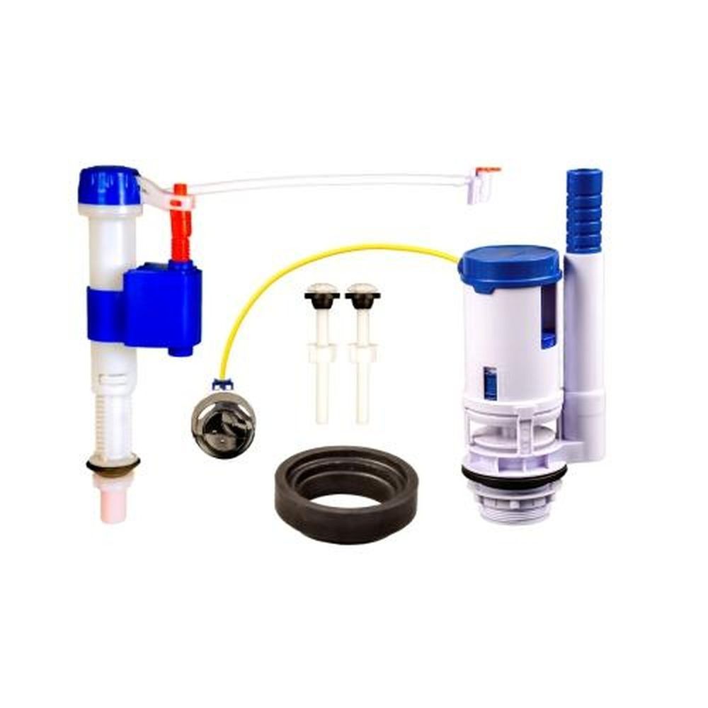 Kit Mecanismos para Caixa Acoplada 9562 Duplo Acionamento Universal Branco Roco Regulagem 3A6L
