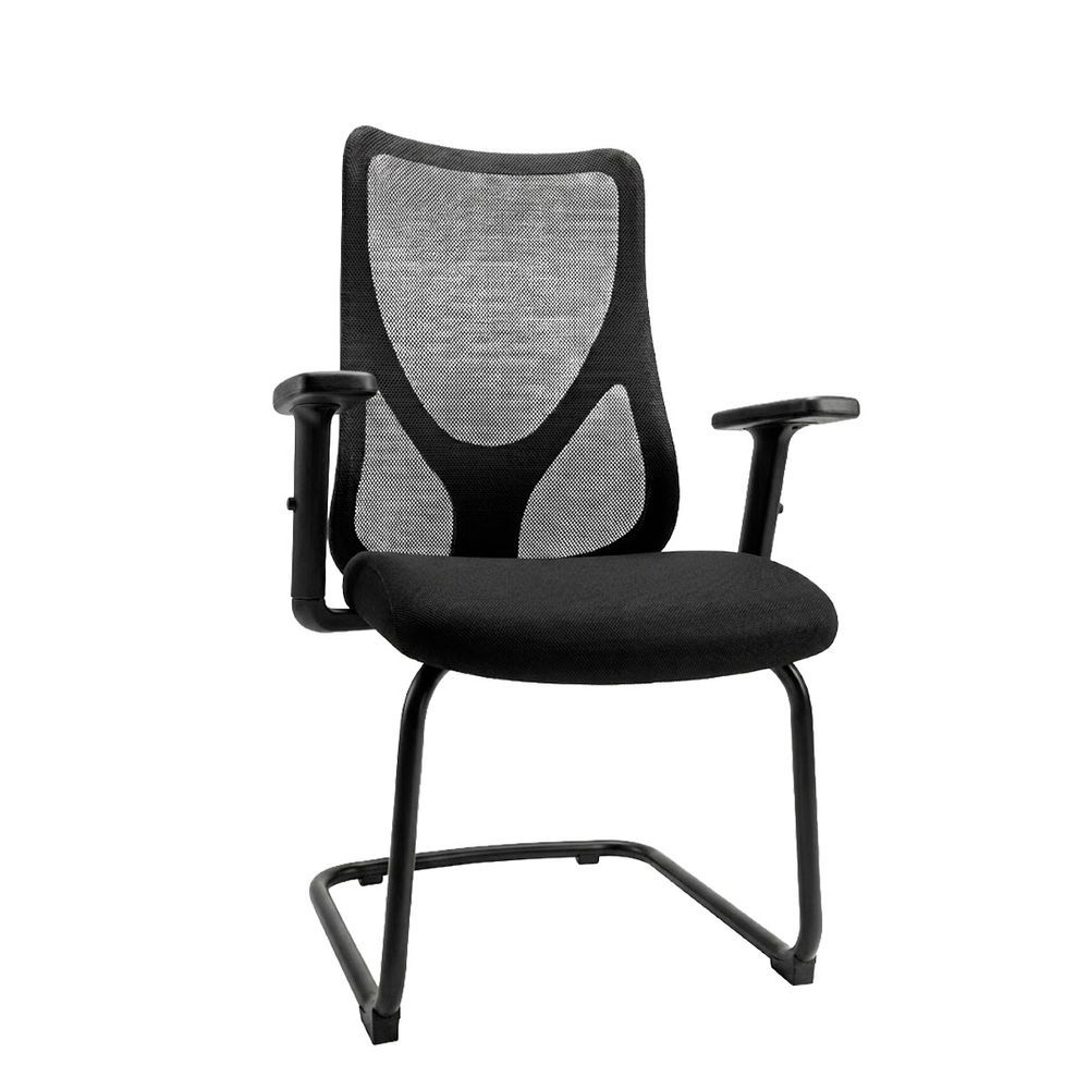 Cadeira Diretor Comfort Corporate Pro com Revestimento em Tela Mesh Base Fixa com Ajuste de Altura e Apoio para Braços