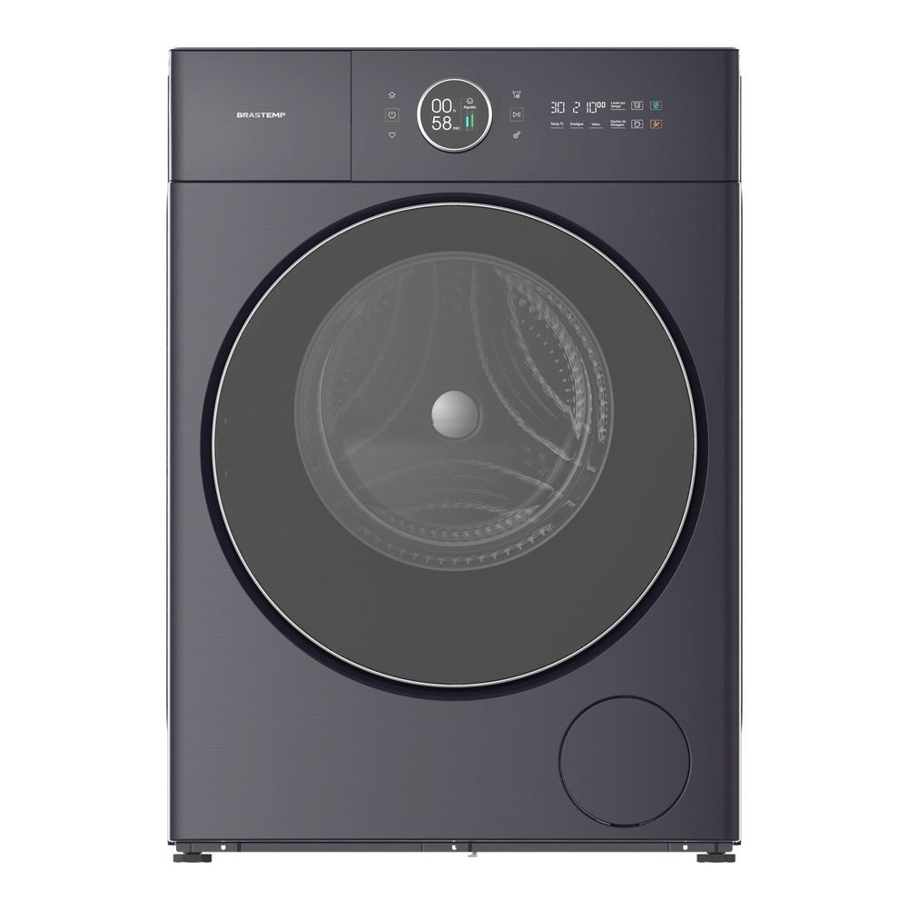 Lava e Seca Brastemp BNQ14AR 14kg 8kg B= Smart Midnight Purple 220V