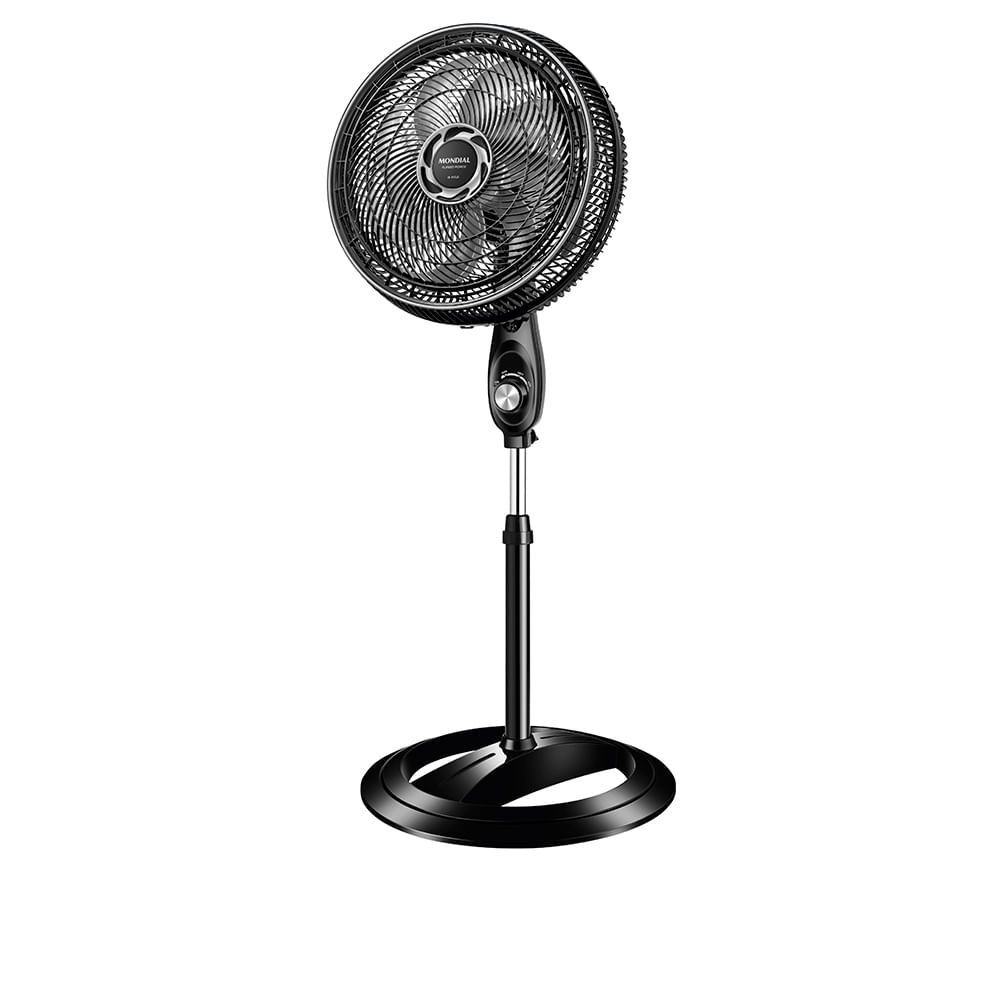 Ventilador de Coluna Mondial 140W 40cm 8 Pás 3 Velocidades Preto e Prata VTF-40C-8P-BS 110V