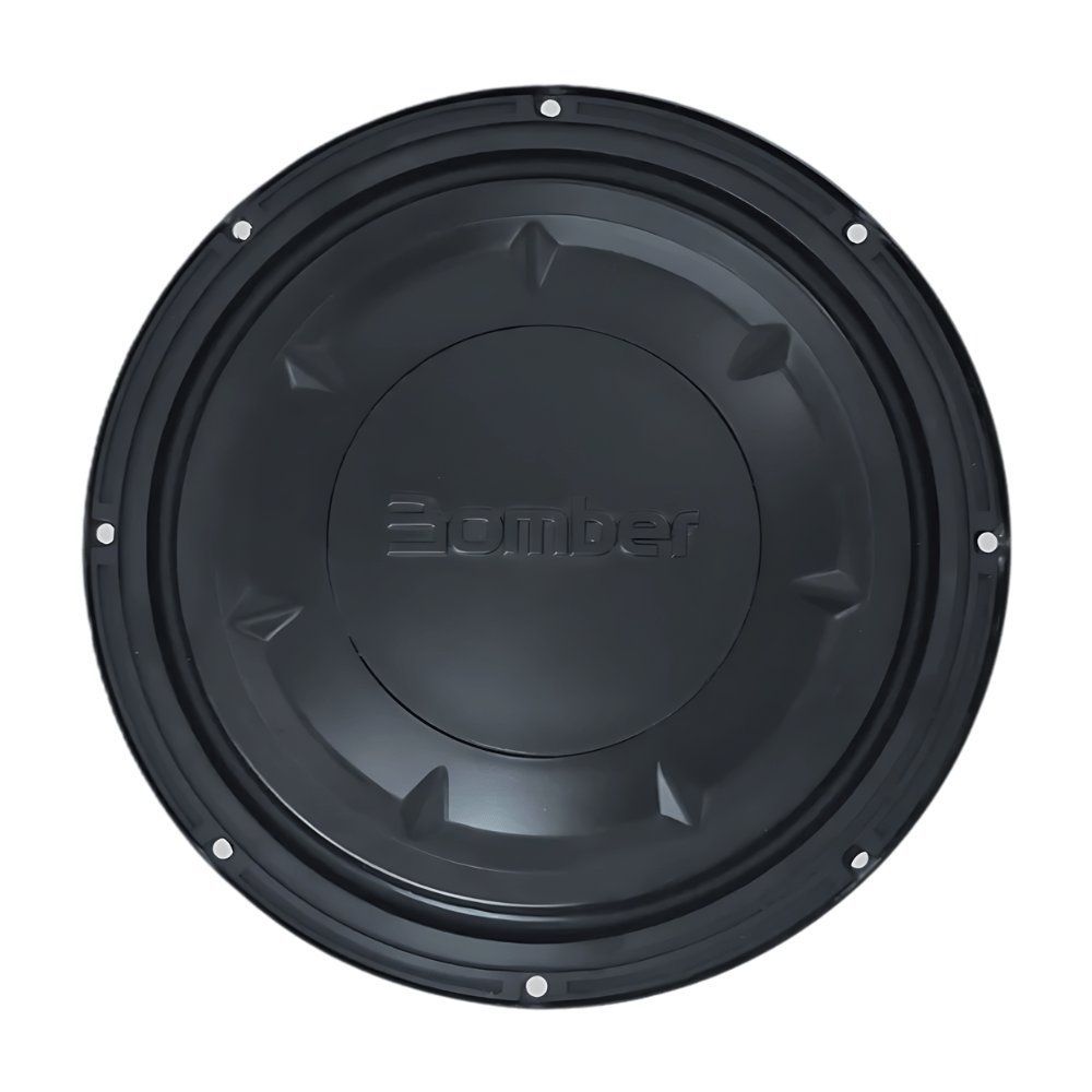Subwoofer Slim 10" 200W RMS 4R para Áudio Automotivo com Design Compacto e Graves Profundos Bomber Speakers 25CM