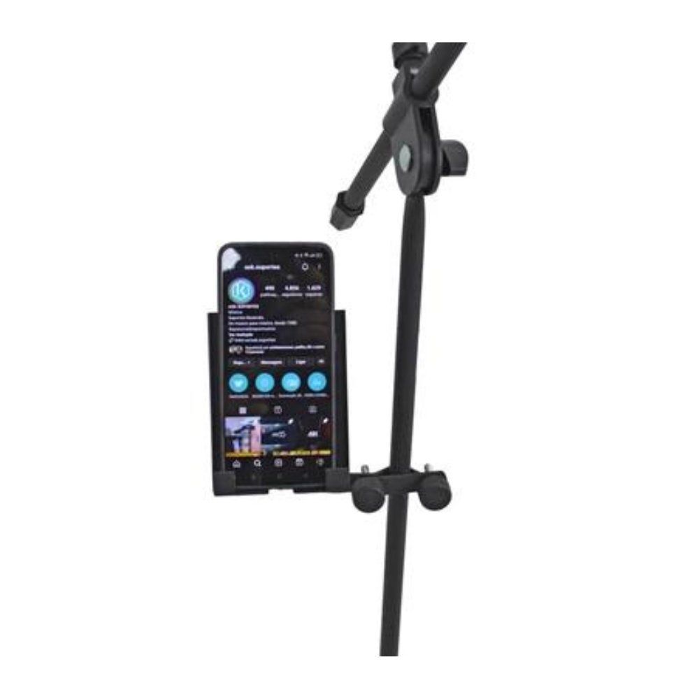 Suporte para Celular ASK C13 Multifuncional com Ajuste Até 9CM de Largura Preto 1 Unidade 18CM