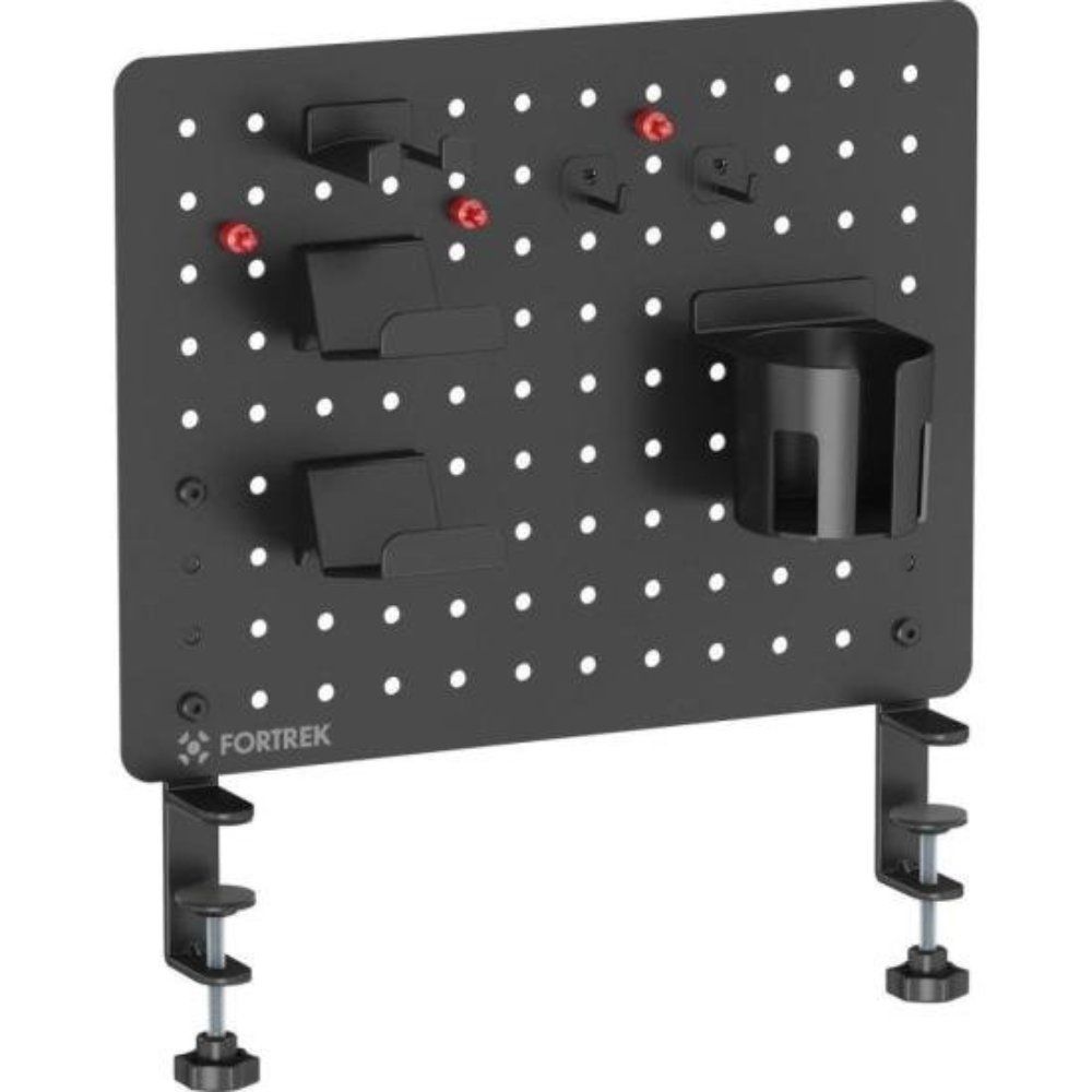 Painel Organizador Fortrek Grid Space Gamer com Kit de Acessórios Preto 42CM
