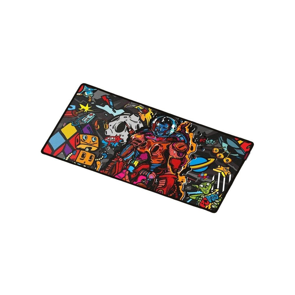 Mouse Pad Dr Kepler Extended com Superfície de Velocidade para Movimentos Rápidos e Precisos em Tecido Poliéster